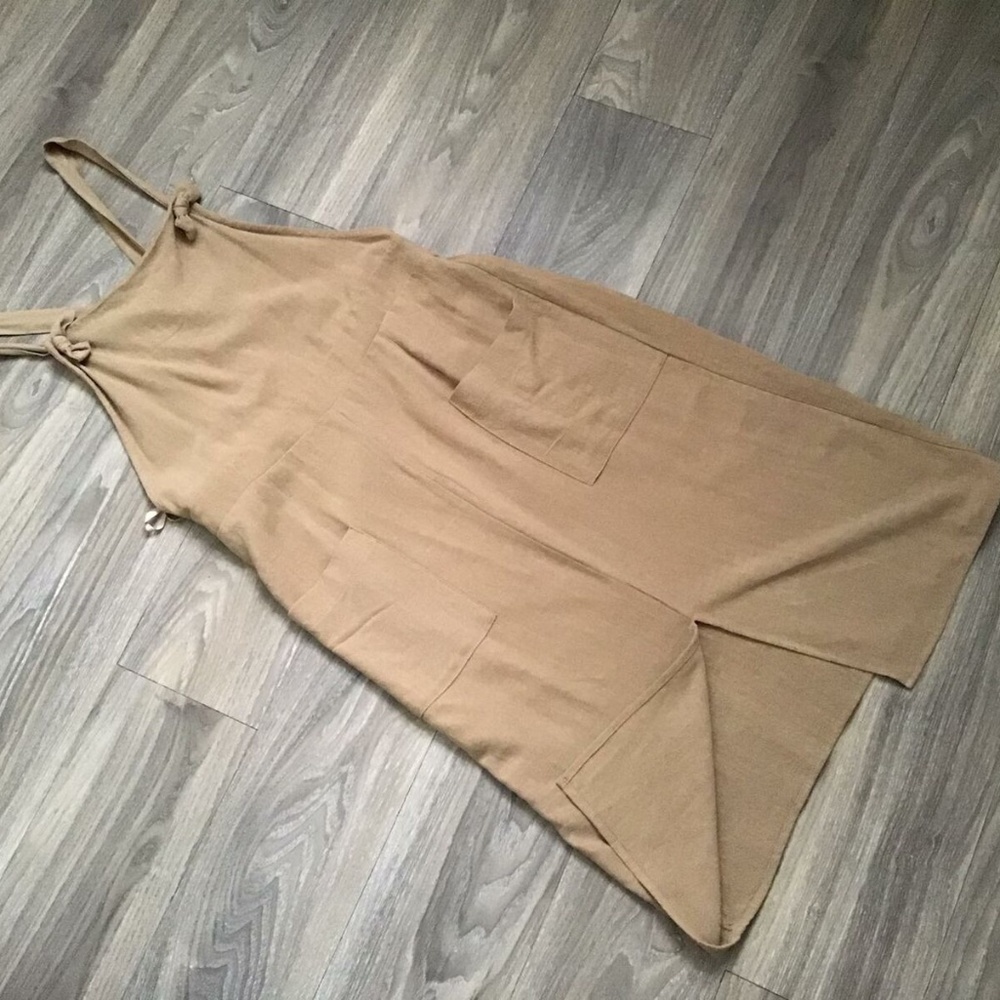 ❤️ Monteau Womens Dress beige Size M Jumpsuit